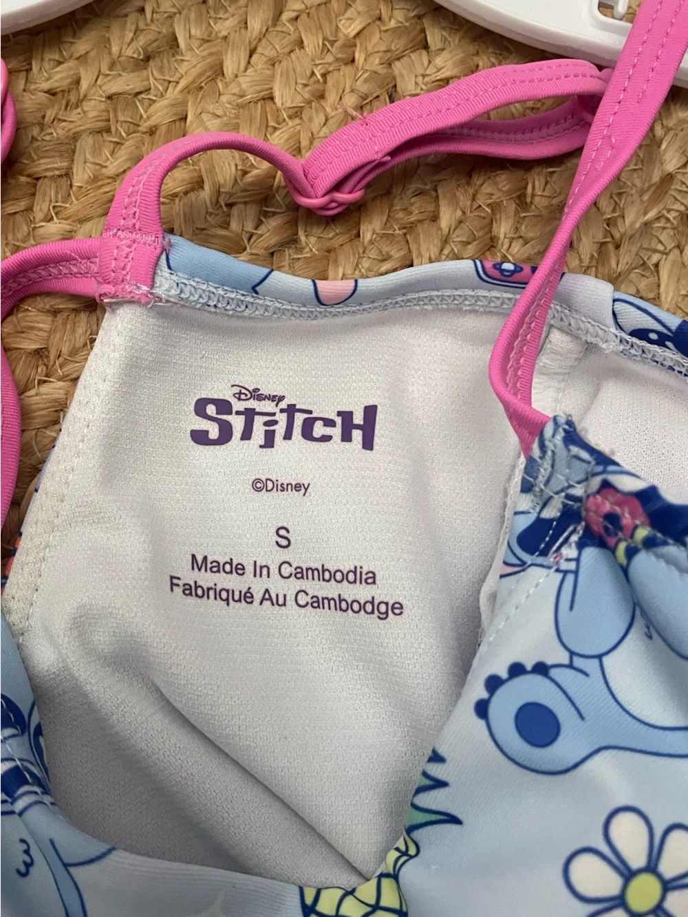 Disney Girls Lilo and Stich One-Piece Swimsuit size small